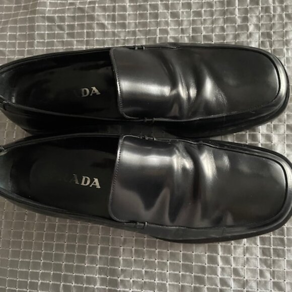 PRADA SPORT LEATHER DRESS LOAFERS US 10 EUR 9 - Picture 3 of 9